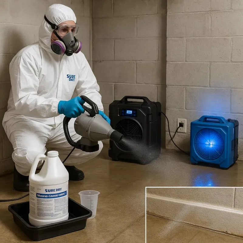 Sanitization and Odor Removal process in Ladson, SC