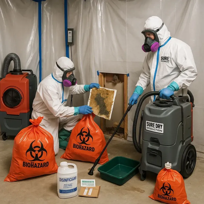 Contaminated Water Handling Protocols process in Ladson, SC